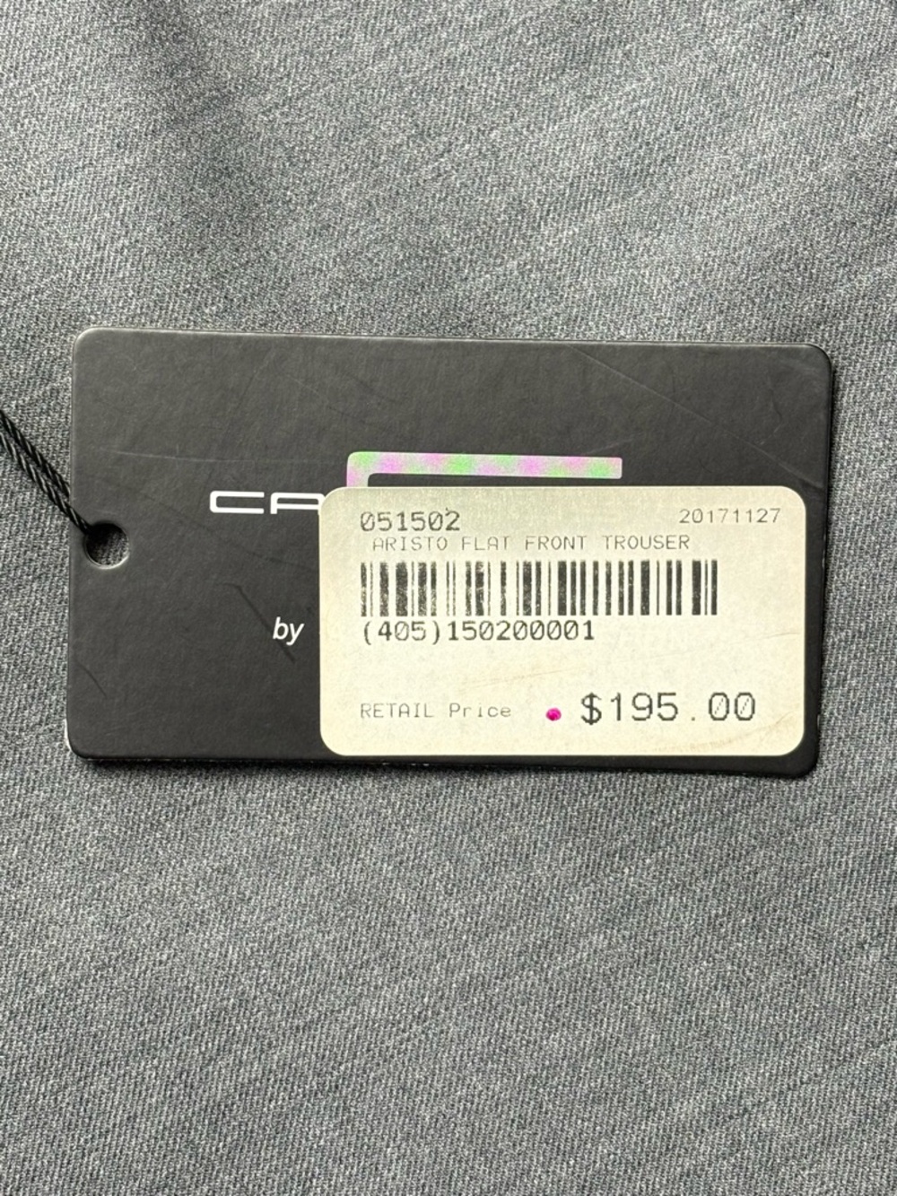 NEW Carnoustie Aristo Eighteen Inverness Dress Pants 38x30 Gray Wool Performance - Picture 11 of 11